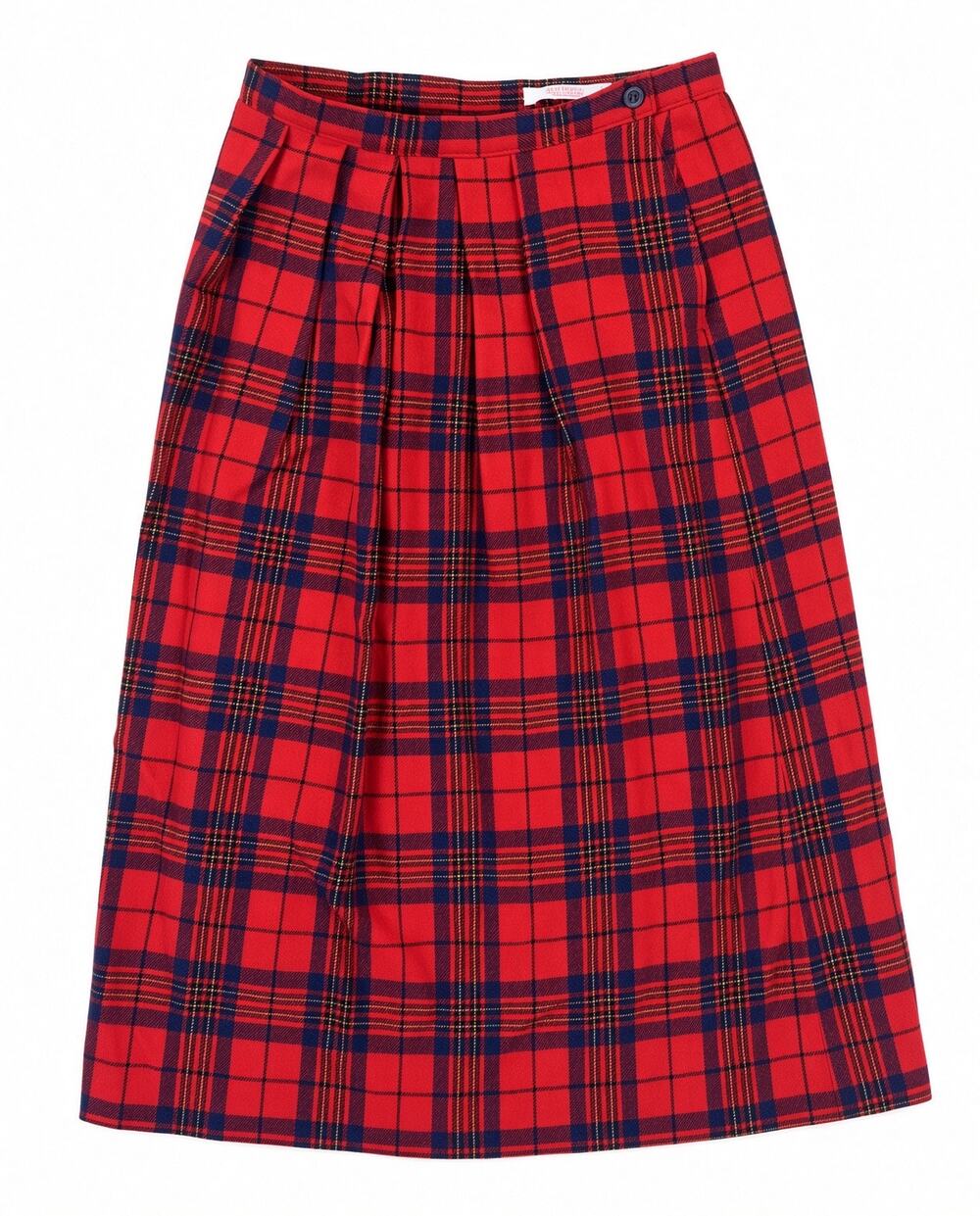 Vintage Pendleton Authentic Red Leslie Tartan Wool Skirt – Size 12